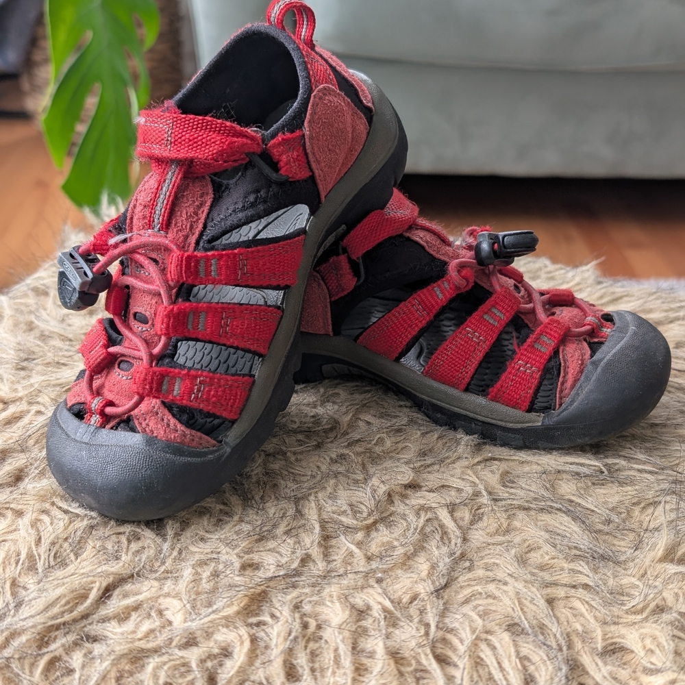 Kids Red Outdoor Sandals